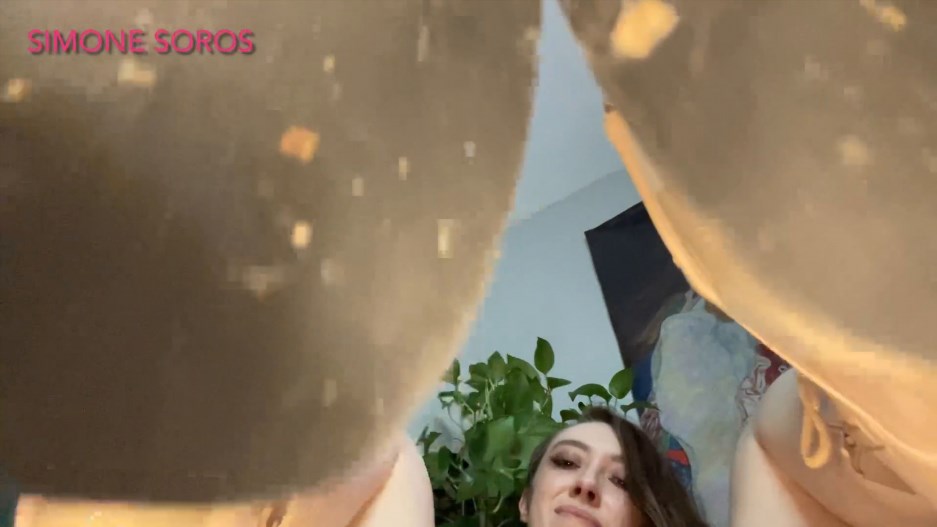 Simone Soros – POV Simone Soros smacks Her bitch up